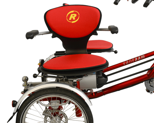 side-by-side tandem rotatable seat