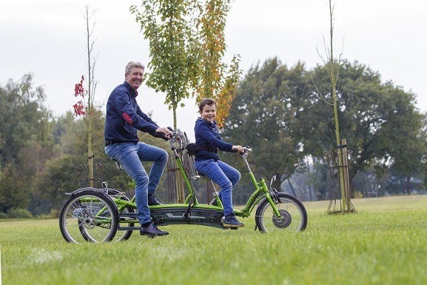 Van Raam Tandem Dreirad für Kinder Kivo Plus