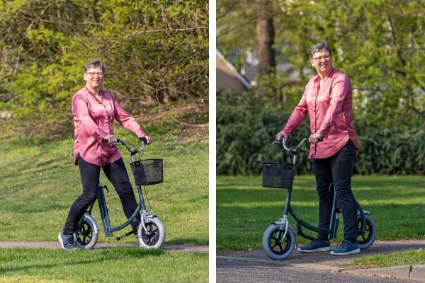 Laufrad statt Rollator laufhilfe City von Van Raam