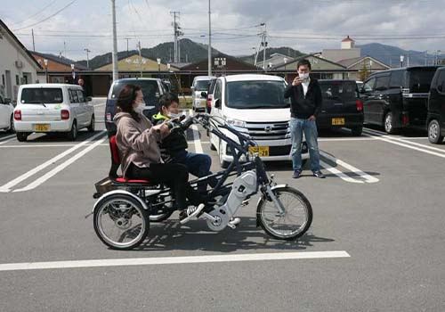Van Raam angepasste Fahrräder jetzt in Japan Fun2Go duo fahrrad