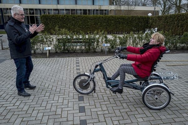 Driewielfiets Van Raam testen