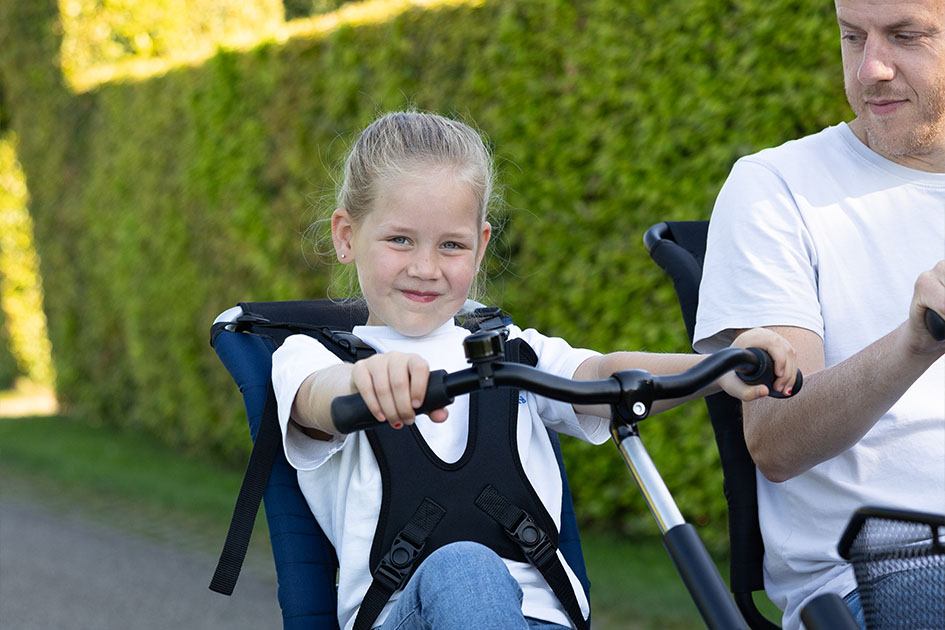 duo bike Fun2Go Van Raam  with child seat