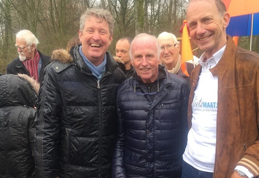 Ronald Ruesink en Joop Zoetemelk 