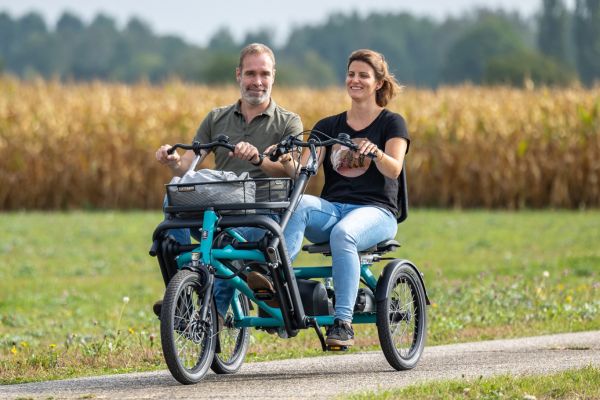 Fun2Go cycle with double seat by Van Raam