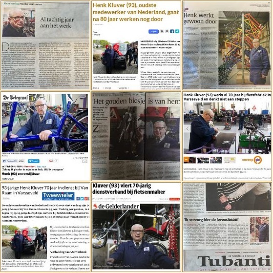 Henk Kluver in de krant