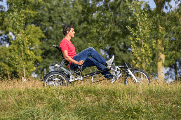 voorkom vallen met de ligdriewieler Easy Sport