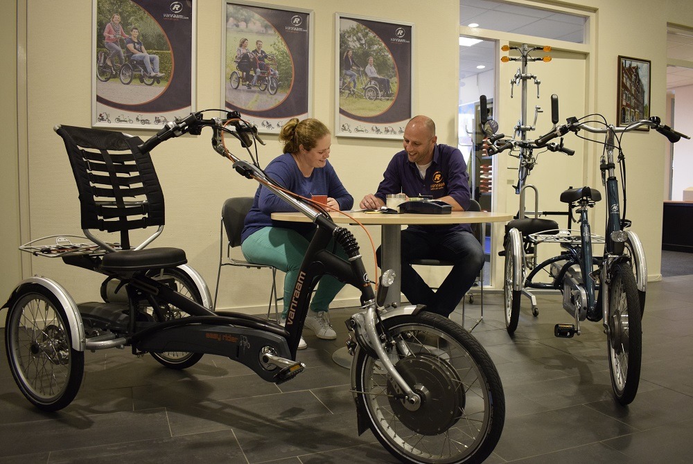 Try out Van Raam adaptive bikes in Varssveld