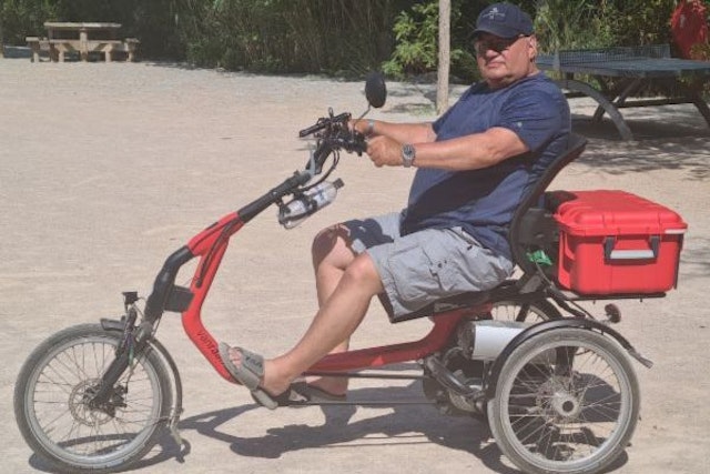 Easy Rider tricycle color red