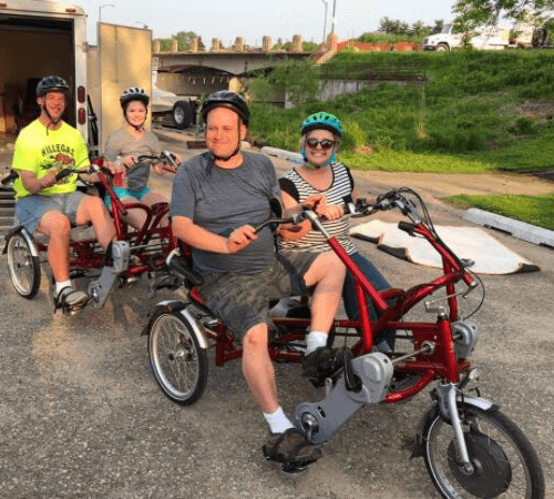 Van Raam FunTrain duo fahrrad anhaenger in Amerika