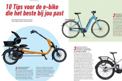 Van Raam Easy Rider tricycle in E-bike Special 2023 Fietsersbond