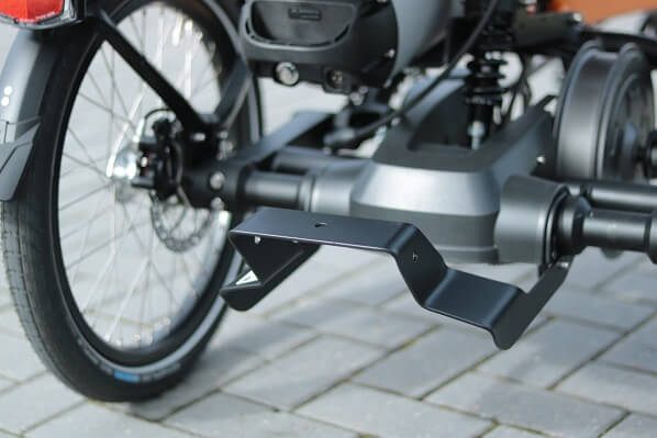 Adapter for a bike trailer behind the Easy Rider by Van Raam