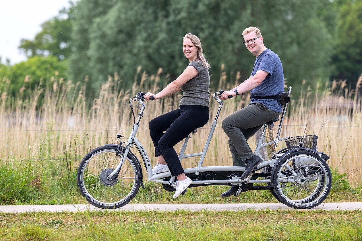 Twinny Plus Dreiradtandem fuer Erwachsenen Van Raam