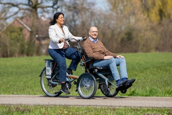 what is a transport bike opair wheelchair bike