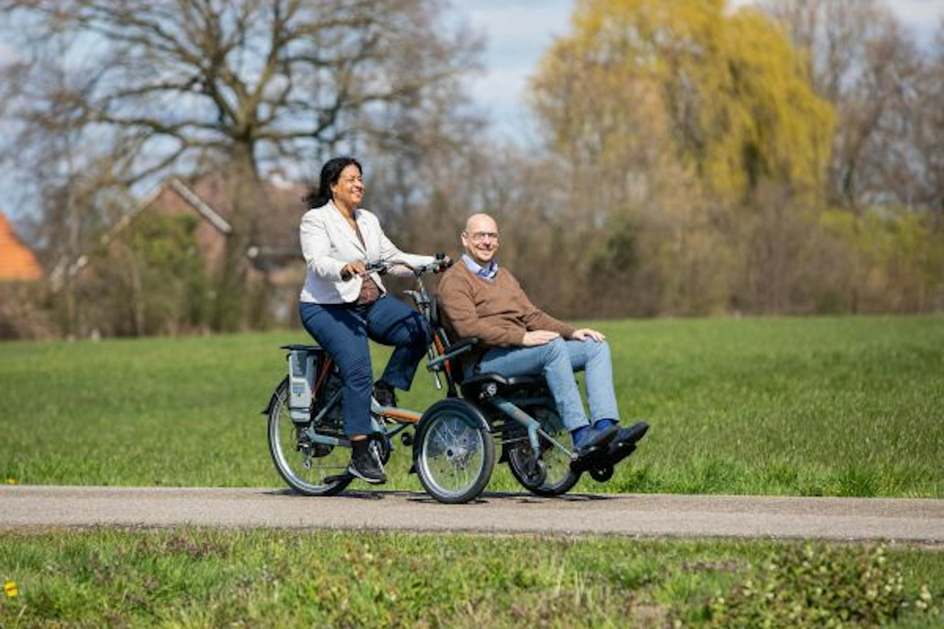 vernieuwde rolstoelfiets OPair