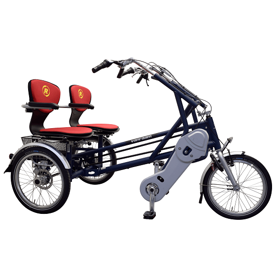 Fun2Go duo bike by Van Raam is suitable for elderly and care facilities
