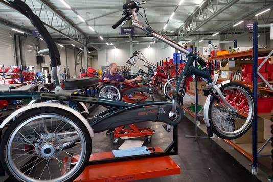 Van Raam manufacturer of special needs bikes in the Gelderlander newspaper
