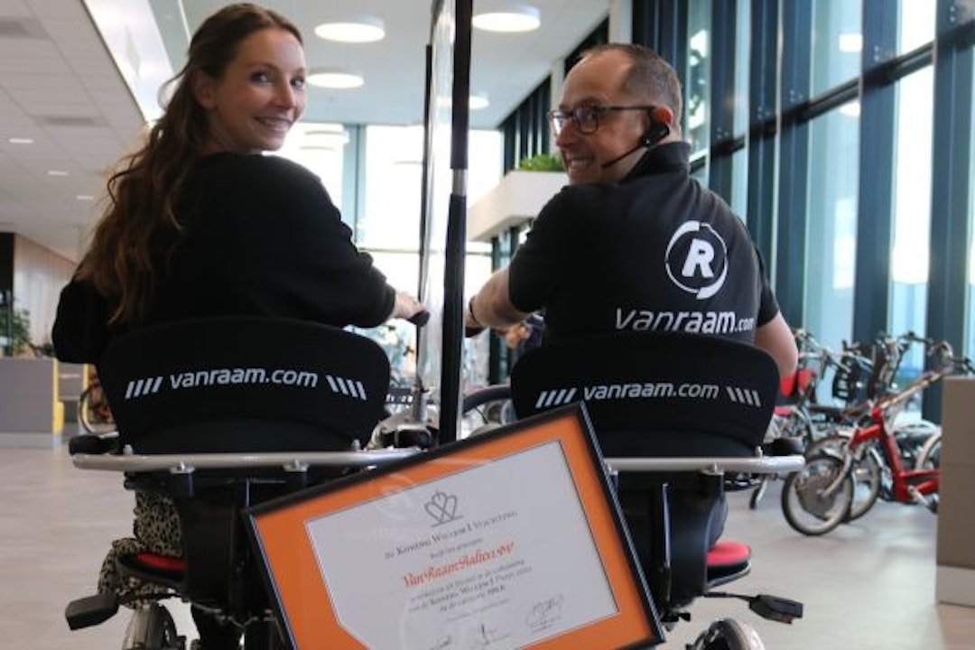 Van Raam in finale Koning Willem 1 Prijs Fun2Go duofiets