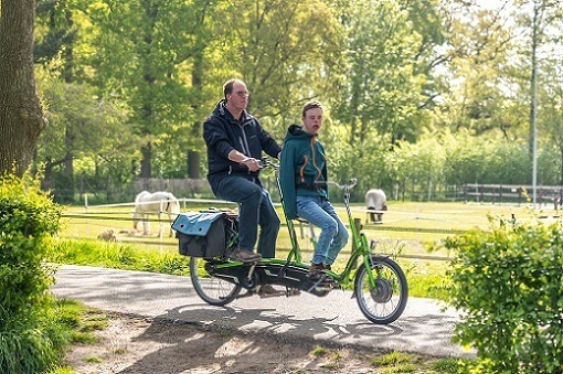Radfahren mit Down-Syndrom Tandem Van Raam Boers
