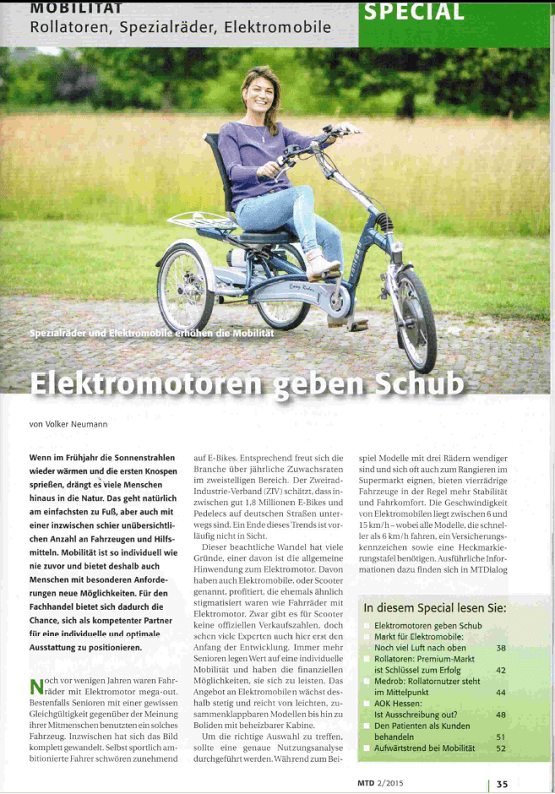 Elektromobile Fahrrad