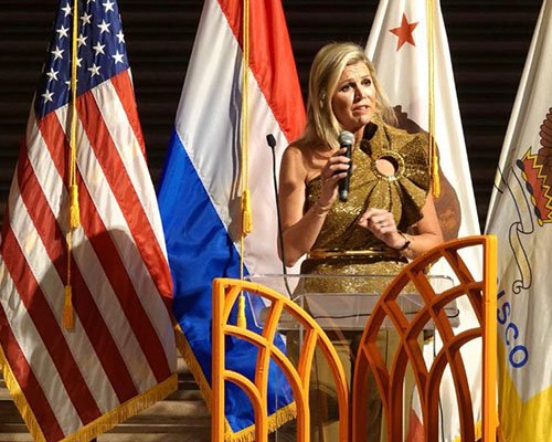 Queen Máxima and Van Raam on a trade mission to the United States