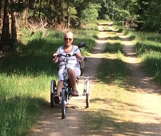 Lina Nieuwenhuizen on her Easy Rider Van Raam