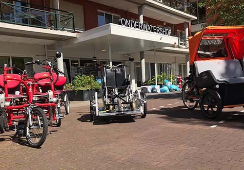 Van Raam adapted bicycles for Onderwatershof