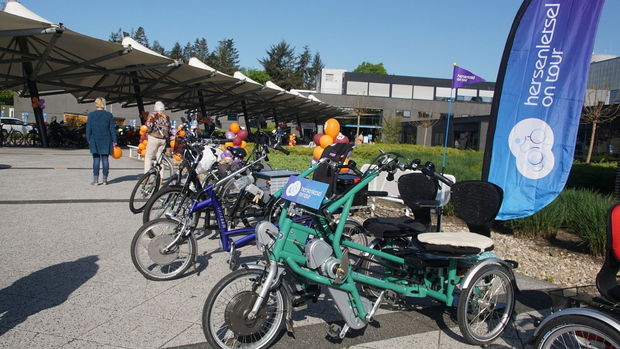 Duo bikes and tricycles Van Raam bicycle tour