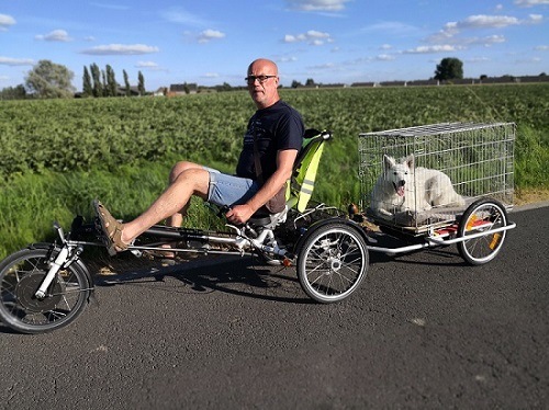 Customer experience recumbent trike for adults Easy Sport - Bernard van Maele