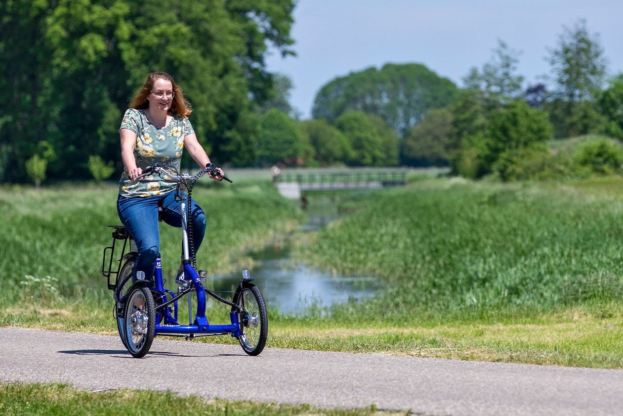 Driewieler 2 wielen voor jongeren en volwassenen Viktoria Van Raam 