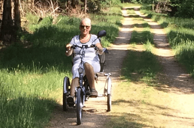 samen fietsen met de zitdriewieler Easy Rider