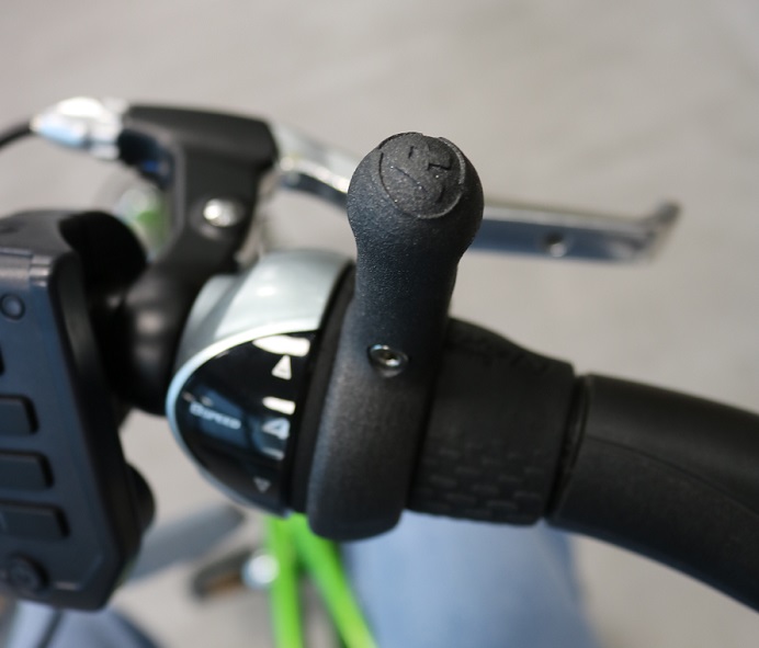 Schakelpook fiets Van Raam logo