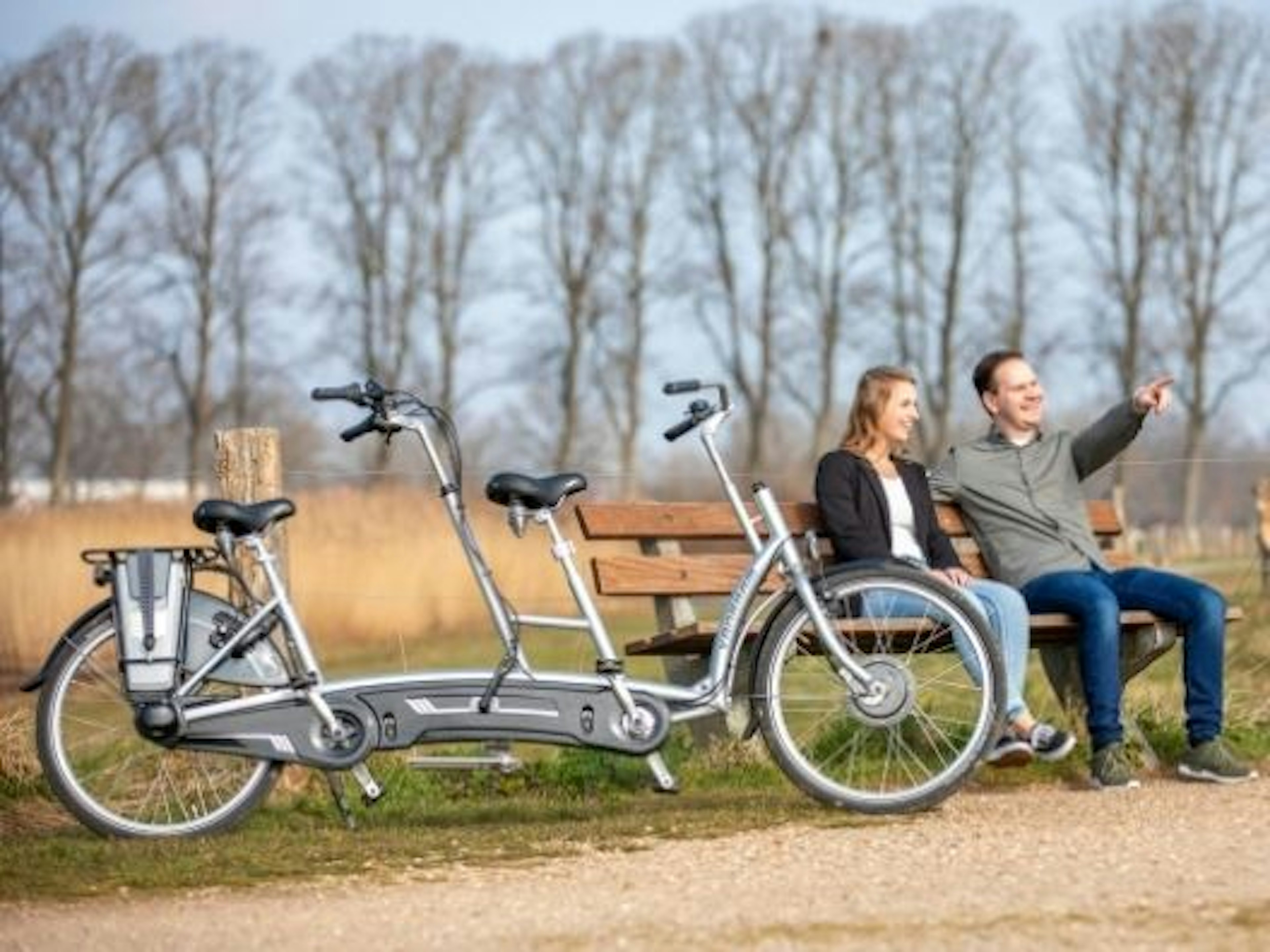 Van Raam wat is een tandem fiets Twinny tandem