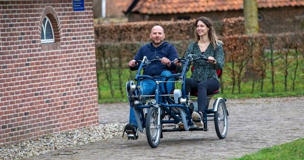 Renting van Raam special needs bikes in Belgium - Fun2Go side-by-side tandem