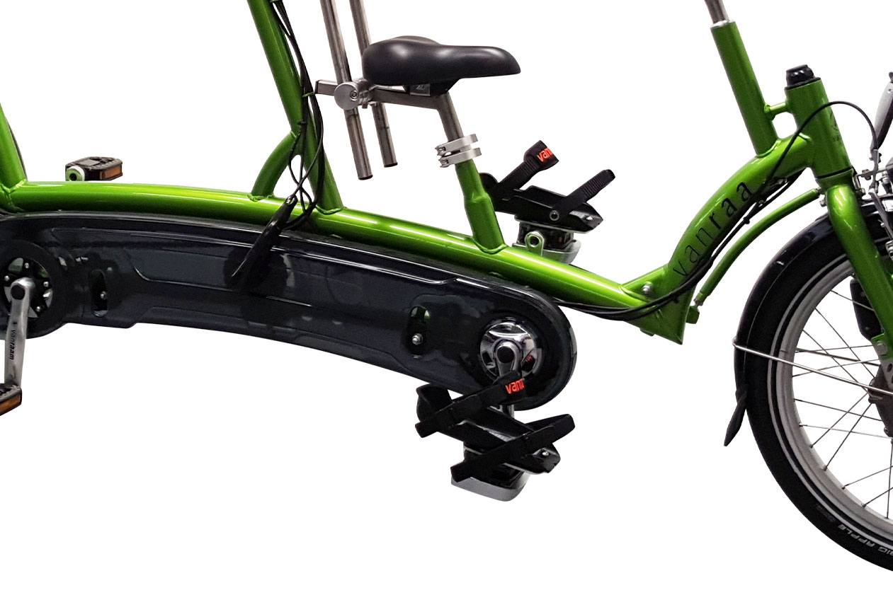 Kivo tricycle tandem with footfixation