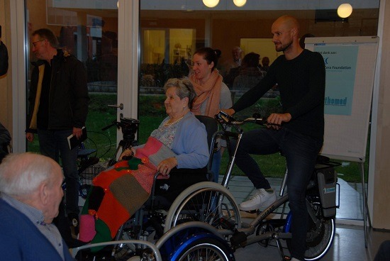 Tom Boonen wheelchair bike Van Raam 