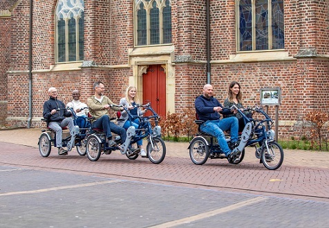 van raam side-by-side tandems for cycling after a stroke