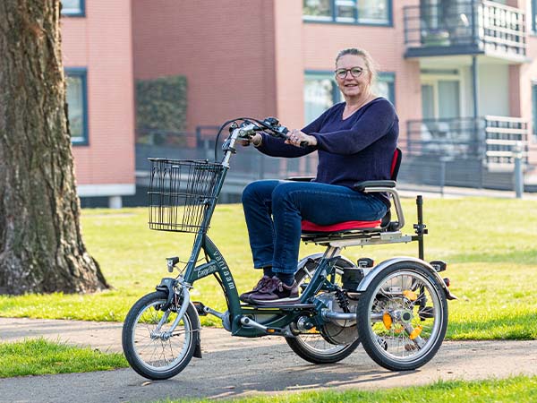 Radfahren mit einem schwankenden Energieniveau Van Raam Easy Go Elektromobilfunktion