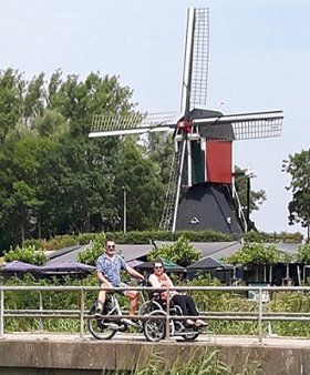 Kundenerlebnis Familie Geertsma VeloPlus Rollstuhlfahrradverleih