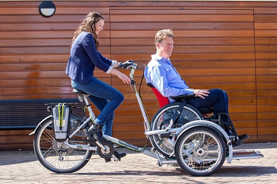 Rolstuhltransportfahrrad-VeloPlus