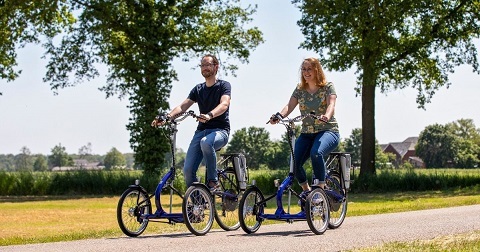 Onregelmatigheden puree Dierentuin Unieke rij-eigenschappen van een fiets met twee wielen voor | Van Raam Onregelmatigheden puree Dierentuin Unieke rij-eigenschappen van een fiets met twee wielen voor | Van Raam