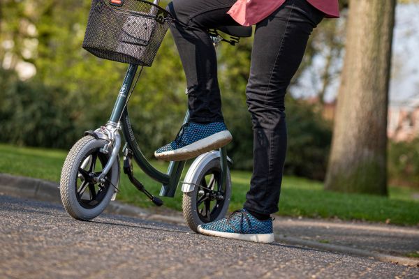 unique riding feature low entry city walking aid van raam