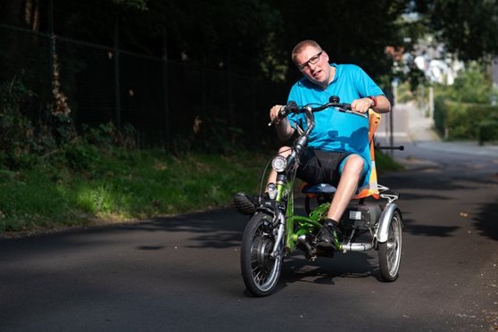 Ruud Jansen is climbing the Mont Ventoux with an Easy Rider tricycle in 20182018