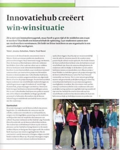 Innovar Van Raam innovatiehub studenten