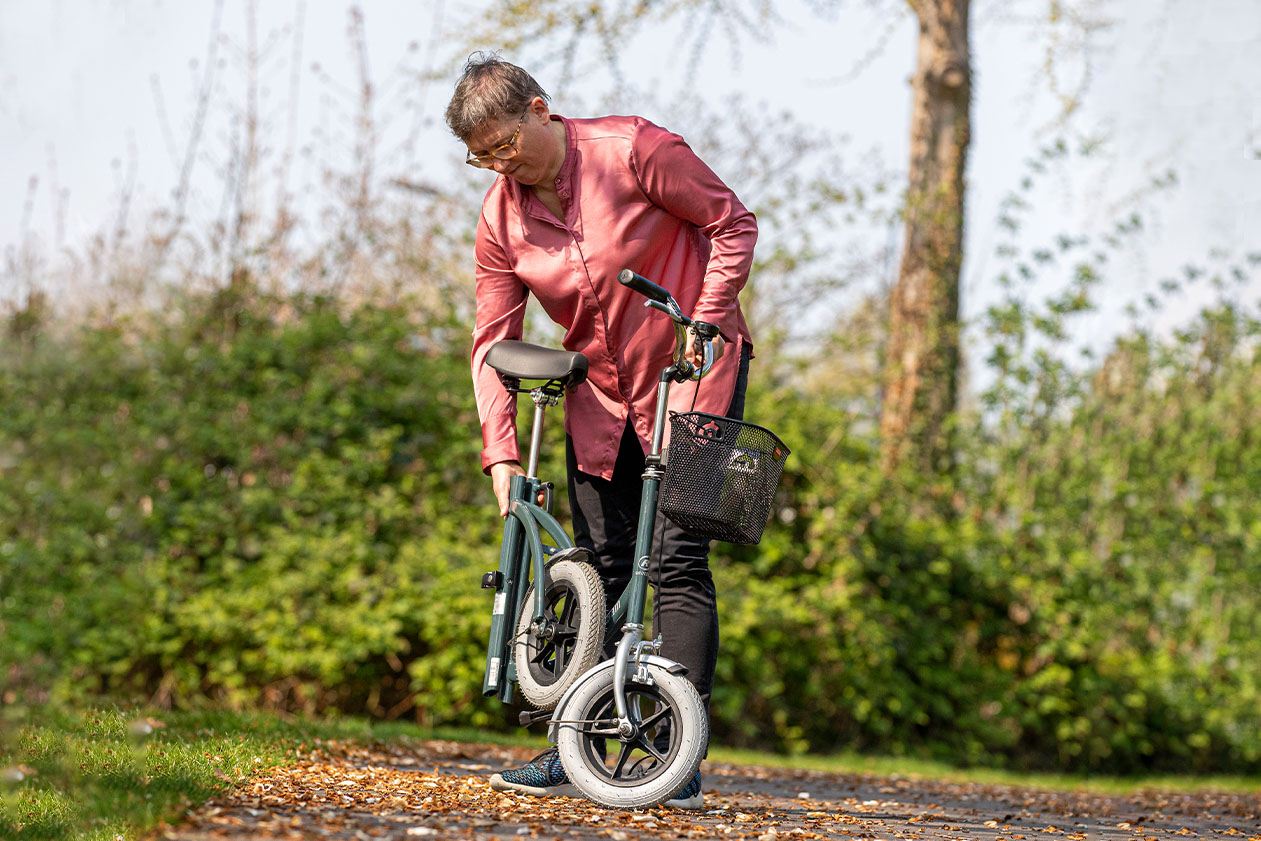 marcheur de ville pliable Van Raam Cycle déambulateur pour adultes repliable