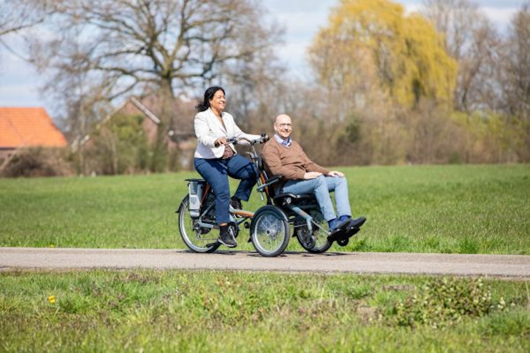 Wheelchair bike OPair by Van Raam
