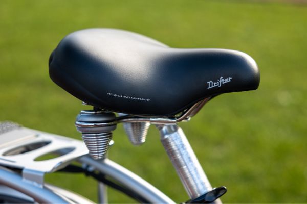 Ergogel saddle for Van Raam special needs bike