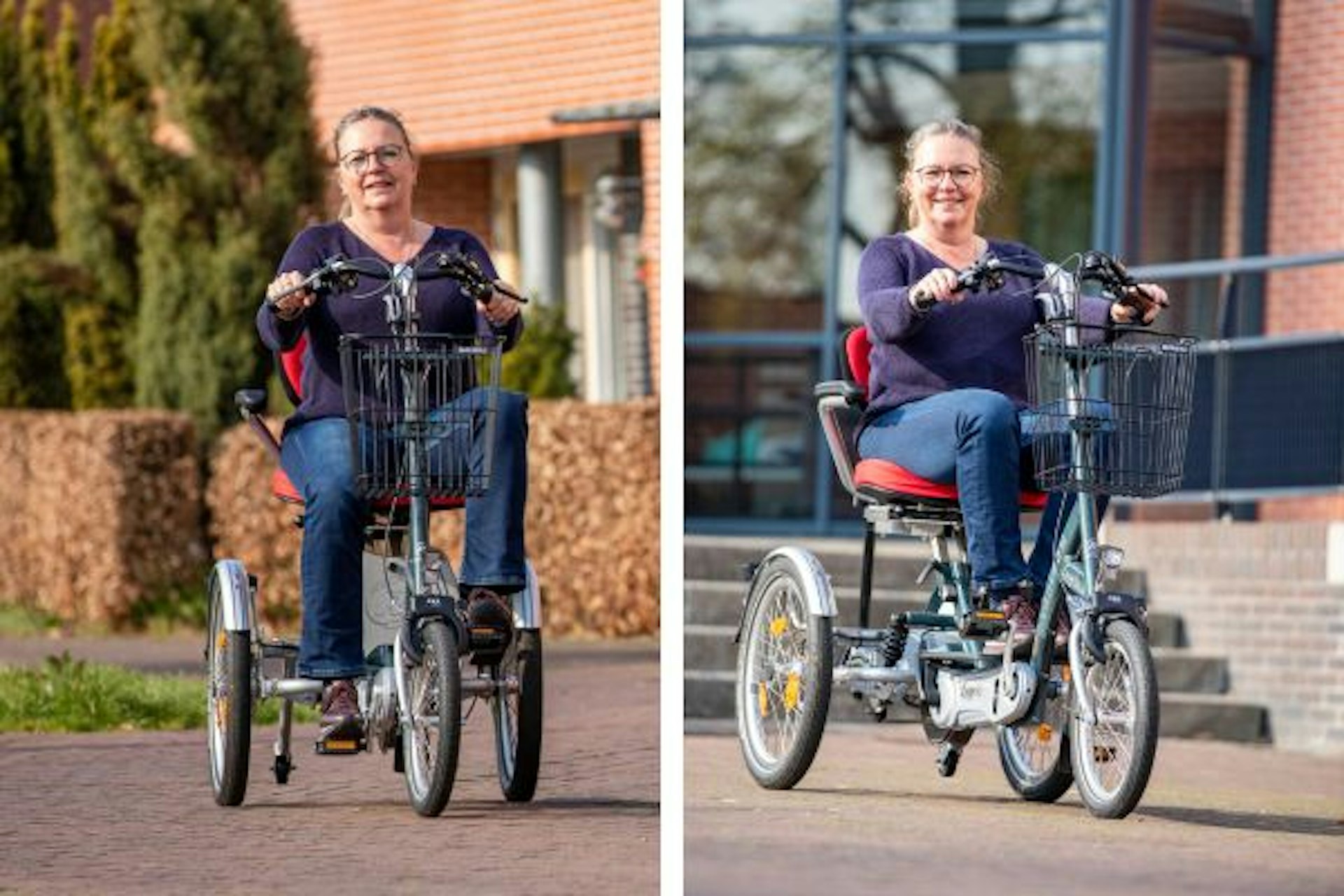 Difference between the scooter bike and the mobility scooter Van Raam
